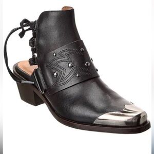 Free People Rory leather ankle boots (New in box)